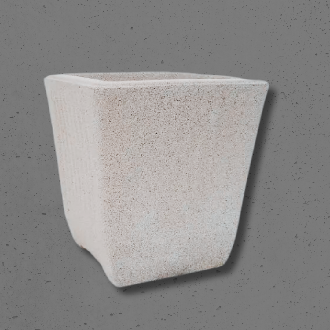 Vaso da Esterno Quadrato Fioriera in Cemento e Graniglia Edilrapid Torino